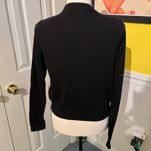 Small Heart Sweater Graphic Top Knot Long Sleeve Sleeves Sunday Best - Picture 3 of 4